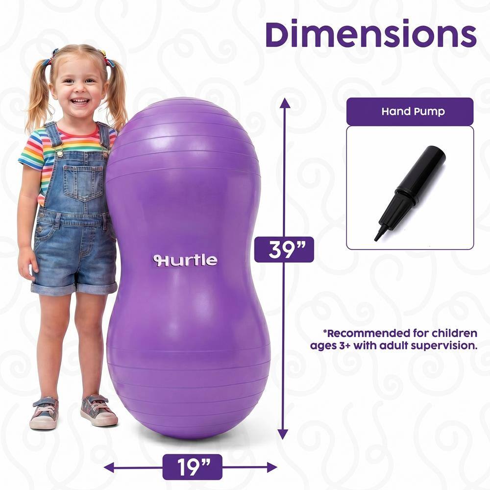 Dimensions:  
- Hand Pump  
- Hurtle: 39" x 19"  
*Recommended for children ages 3+ with adult supervision.