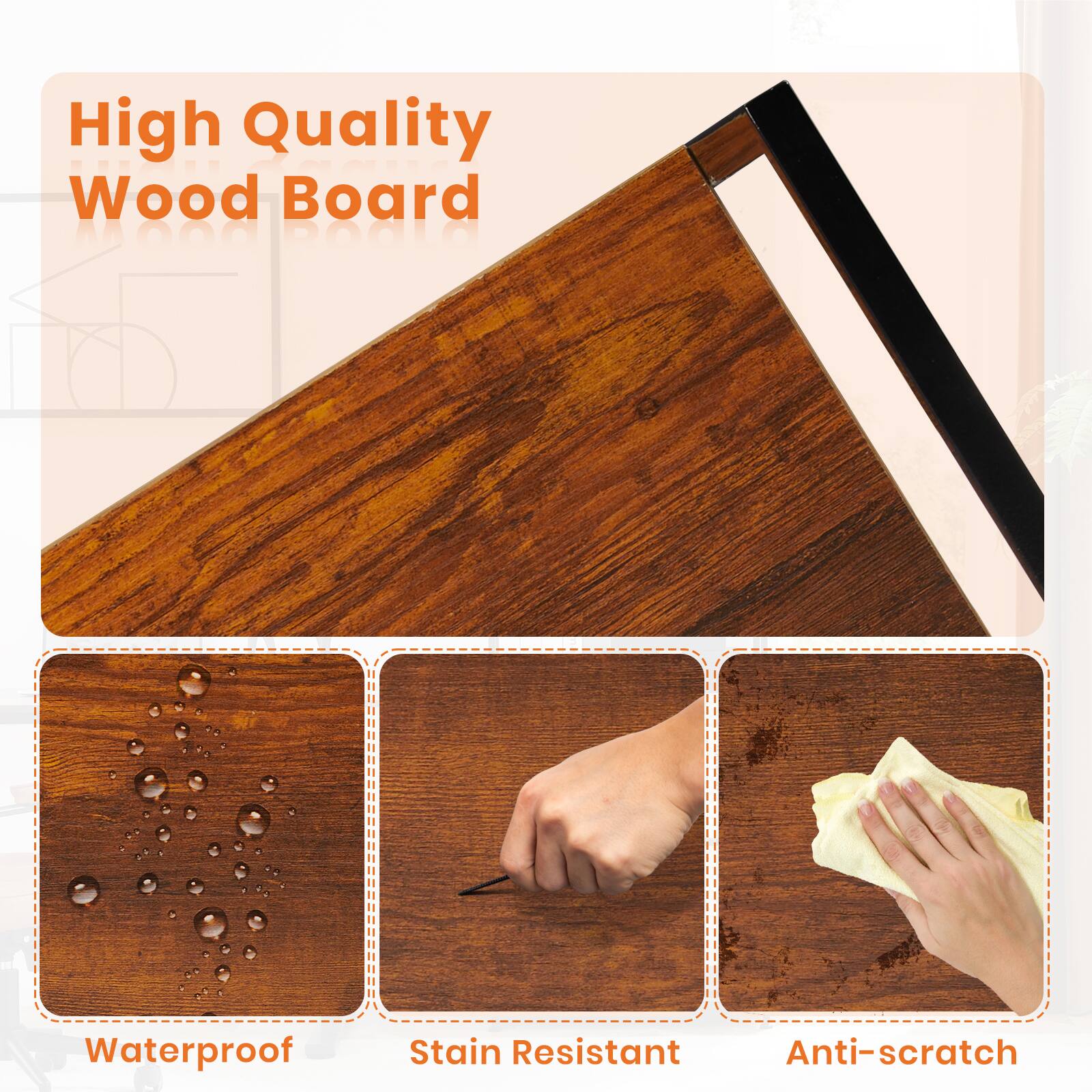 High Quality Wood Board

Waterproof  
Stain Resistant  
Anti-scratch