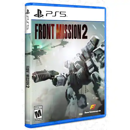 7 & B PS5. PS5 FRONT MISSION 2 FRONT MISSION 2 MATURE 17+ M XXXXXXX ESRB F Entertainment SA Forever - M (Mature 17+)