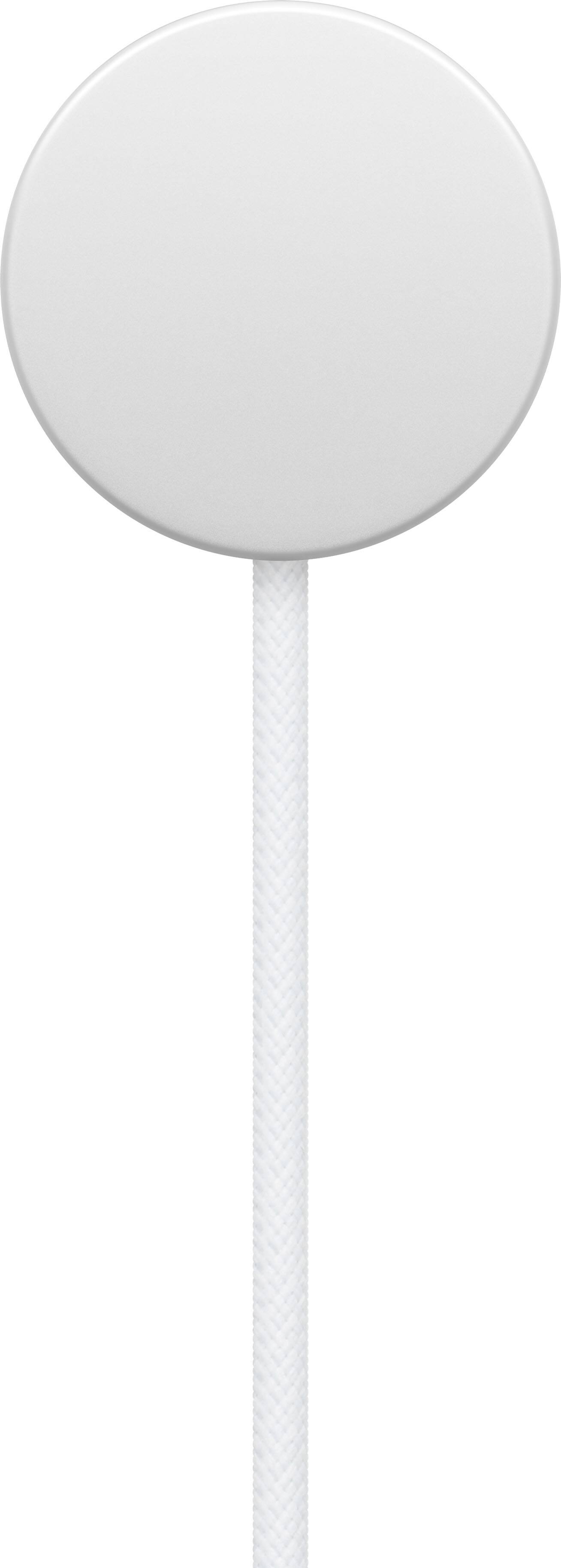 Alt View 2. Apple - Apple Watch Magnetic Fast Charger to USB-C Cable (1 m, 2026) - White.