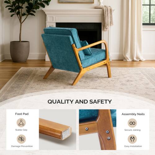 QUALITY AND SAFETY

Foot Pad
- Stable Grip
- Damage Prevention

Assembly Nails
- Secure Joining
- Easy Installation