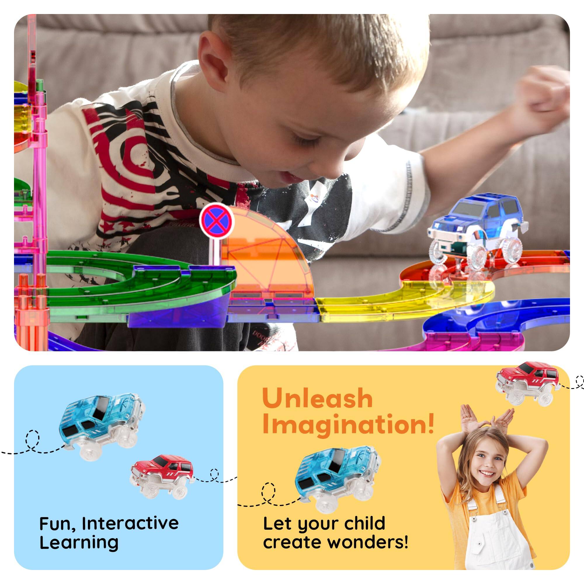 Unleash Imagination!  
Fun, Interactive Learning  
Let your child create wonders!