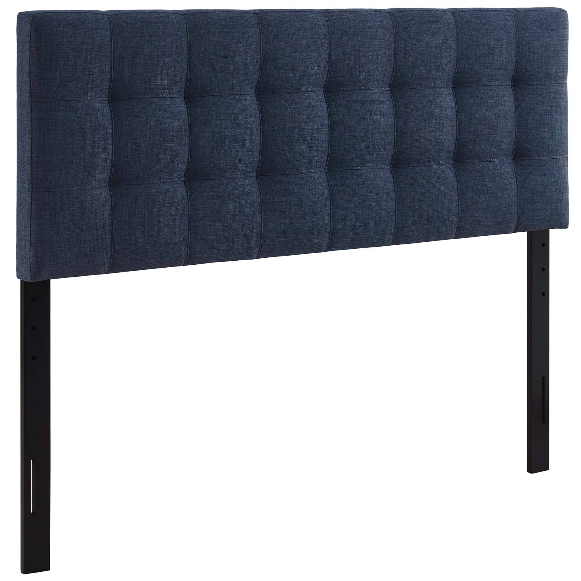 Lily Upholstered Fabric Queen Headboard by Modway - Blue