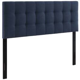 Lily Upholstered Fabric Queen Headboard by Modway - Blue