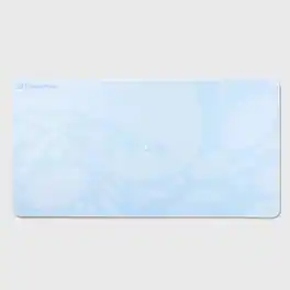 GravaStar - Extended Gaming Mouse Pad with Stitched Edges and Non-Slip Base - Ice Blue