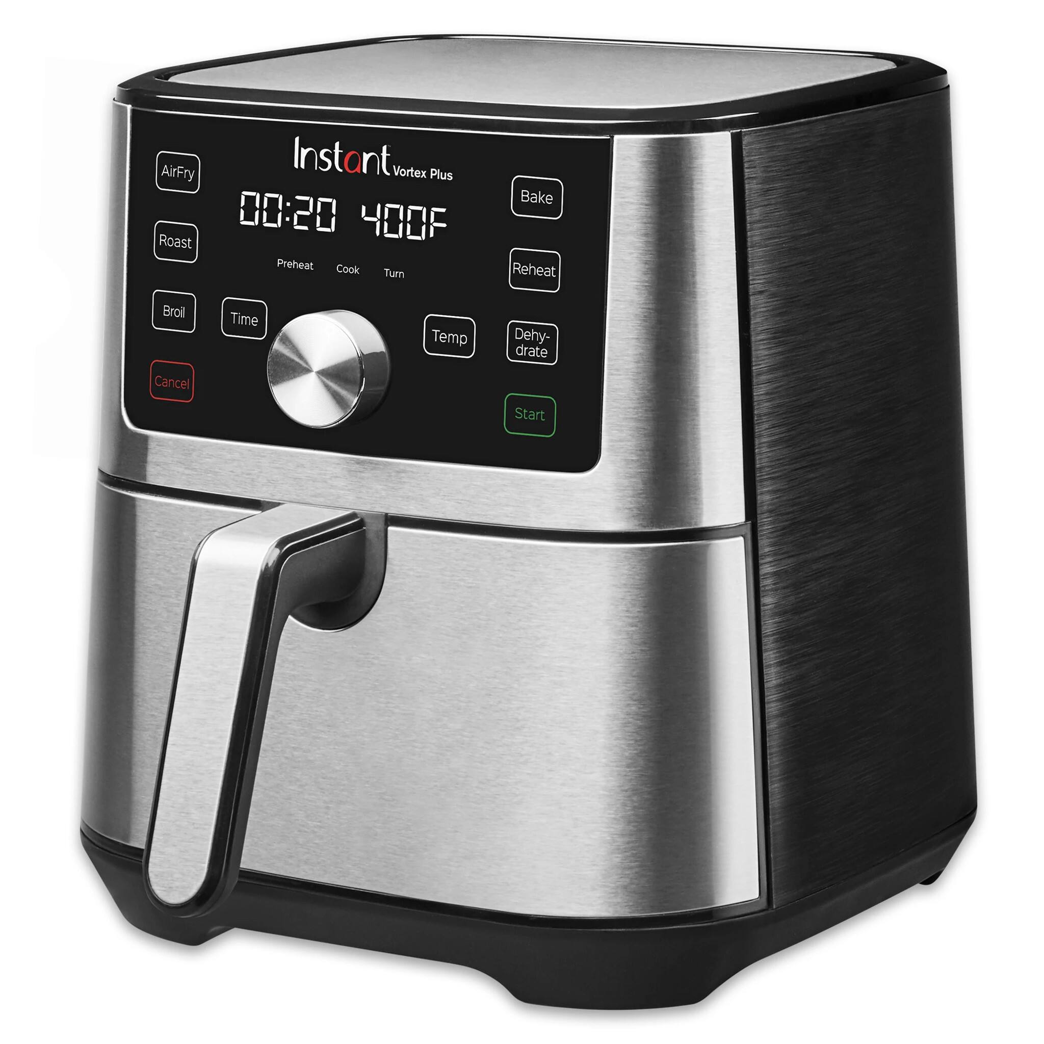 Alt View 11. Instant Pot - 4Qt Vortex 4 Plus Air Fryer - Silver.