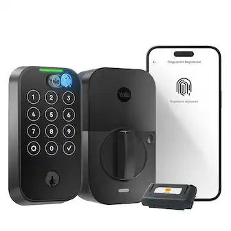 Yale - Assure Lock 2 - Smart Lock Wi-Fi Deadbolt with Touchscreen Keypad | Fingerprint Access - Black Suede