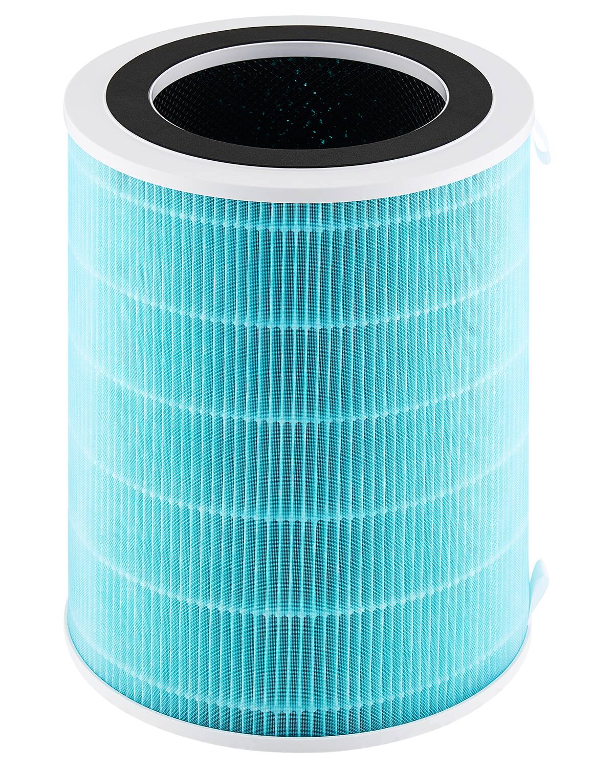 Front. VEVOR - Air Purifier Replacement Filter, H13, 3-in-1 Compact & Lightweight Replacement Filter with Sturdy PP Pre-Filter - Blue.