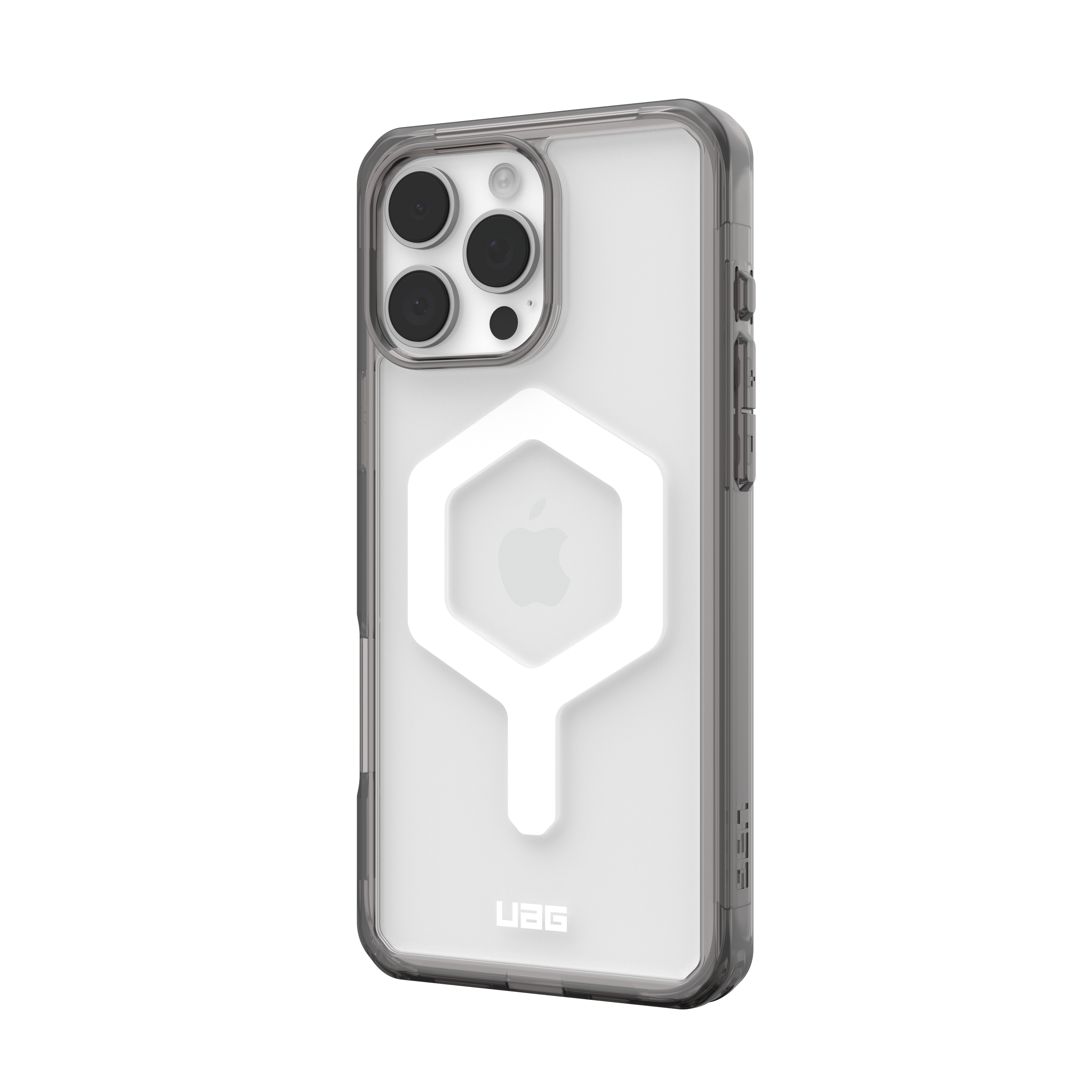 Alt View 1. UAG - Plyo Series Case with Magsafe for Apple iPhone 16 Pro Max - Ash/White.