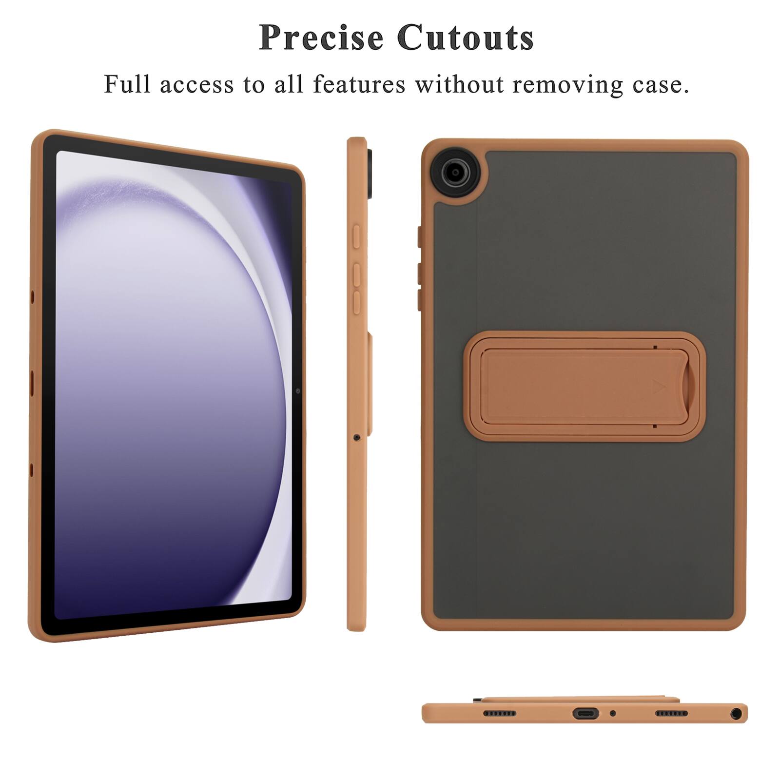 Precise Cutouts  
Full access to all features without removing case.