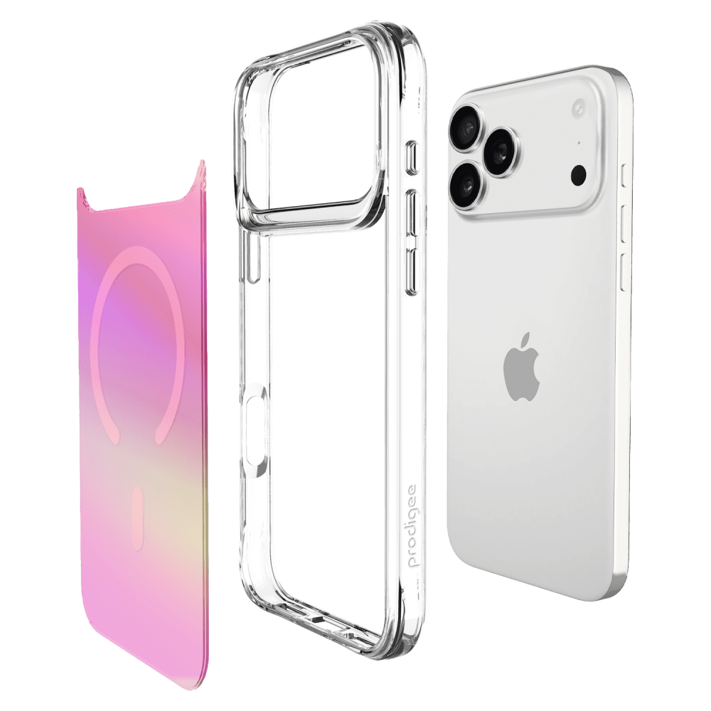 Alt View 4. Prodigee - Glow Series Case for MagSafe for Apple iPhone 17 Pro Max - Iridescent - Iridescent.