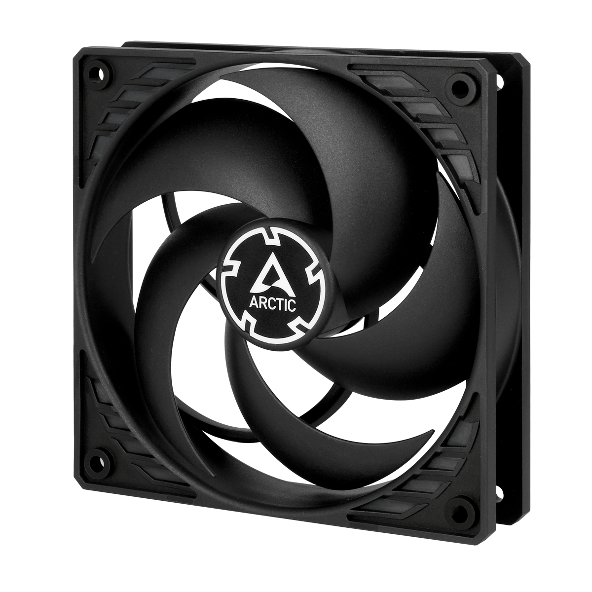 Front. Arctic - Arctic ACFAN00118A P12 - Pressure-optimised 120 mm Fan - Black.