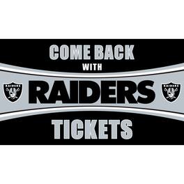 Evergreen Enterprises - Las Vegas Raiders 28" x 16" Come Back With Tickets Door Mat - Multicolor
