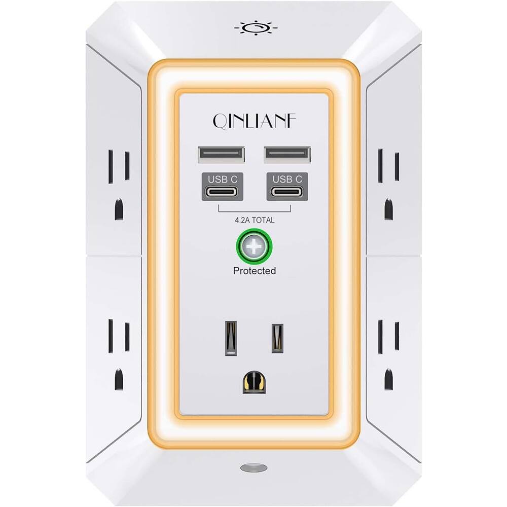 QINIANF

USB C
USB C

4.2A TOTAL

Protected