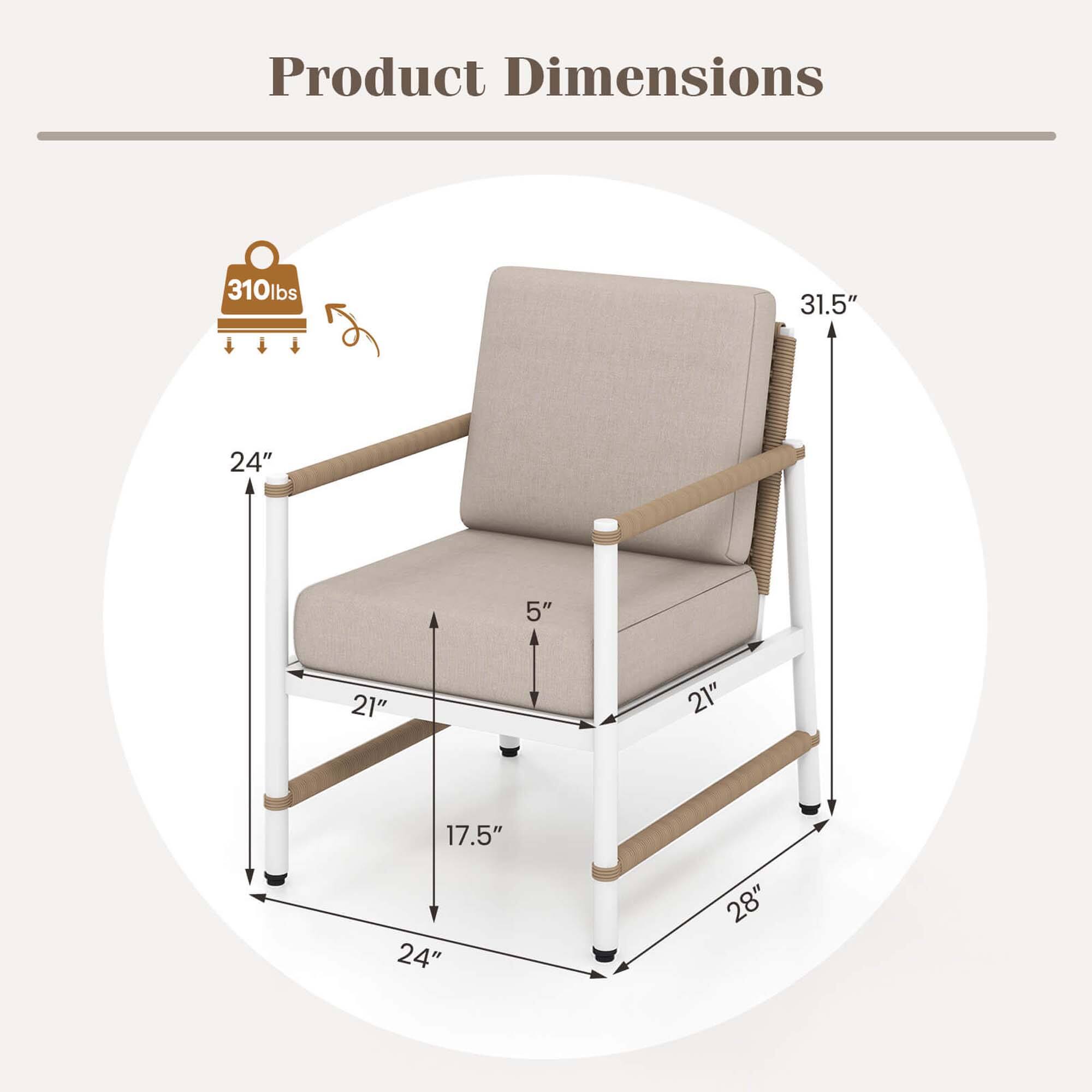 Product Dimensions 310lbs 31.5" 24" 5" 21" 21" 17.5" 24" 28"