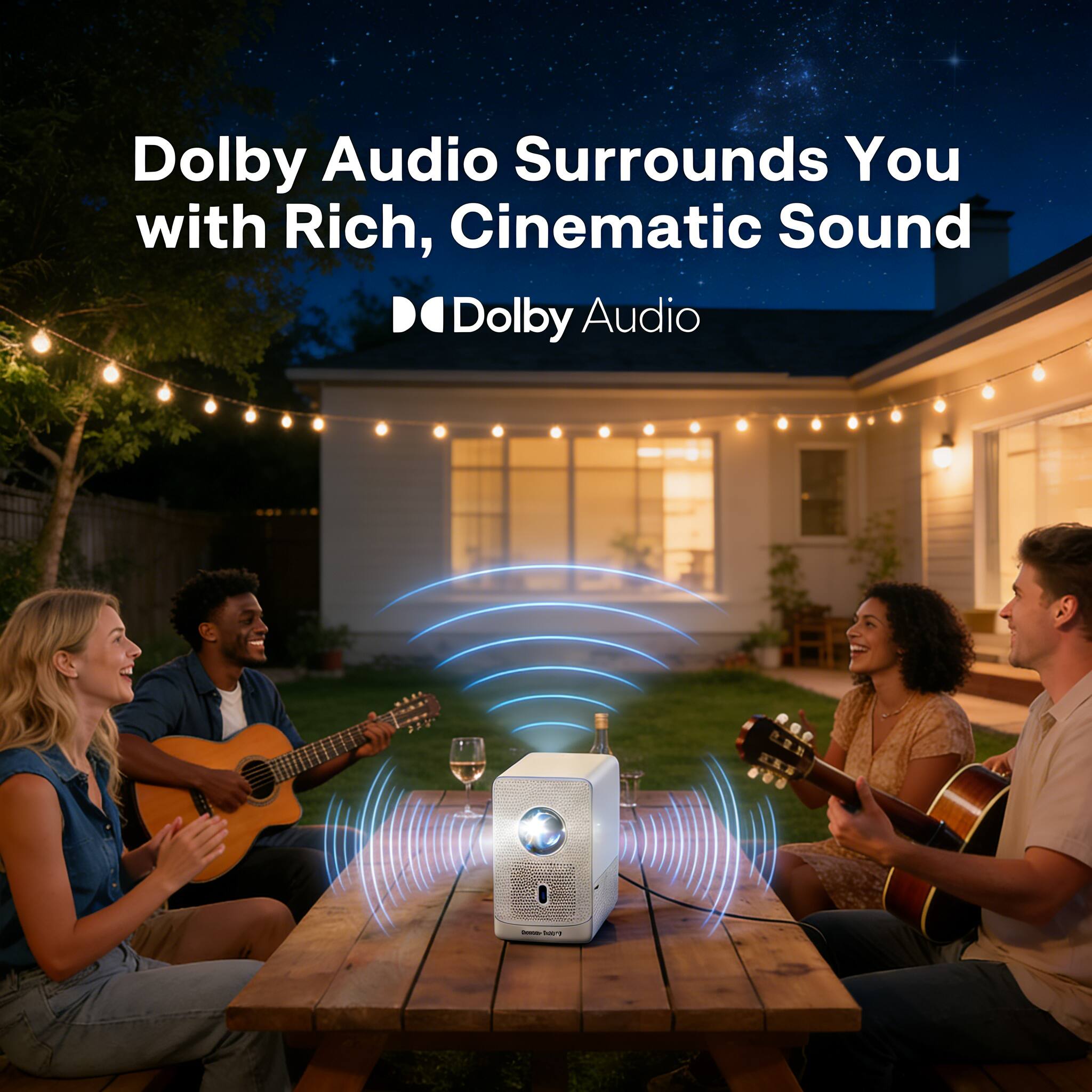 Dolby Audio Surrounds You with Rich, Cinematic Sound  
Dolby Audio