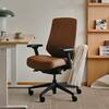 Front. Branch Furniture - Ergonomic Chair Pro – Premium Office Seating with 7 Points of Adjustment & Dynamic Lumbar Support - Black / Saddle.