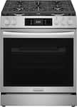 Frigidaire - Gallery 6.0 Cu. Ft. Slide-In Gas Range with Stone-Baked Pizza and 15+ Ways to Cook - Stainless Steel