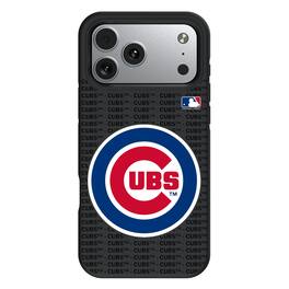 Keyscaper - MLB - Chicago Cubs Personalized Bump Case with 8.2ft Drop Protection - 16 Pro Max - Multicolor