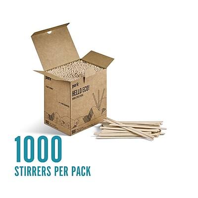 Perk ECO!  
HELLO ECO!  
1000 STIRRERS PER PACK