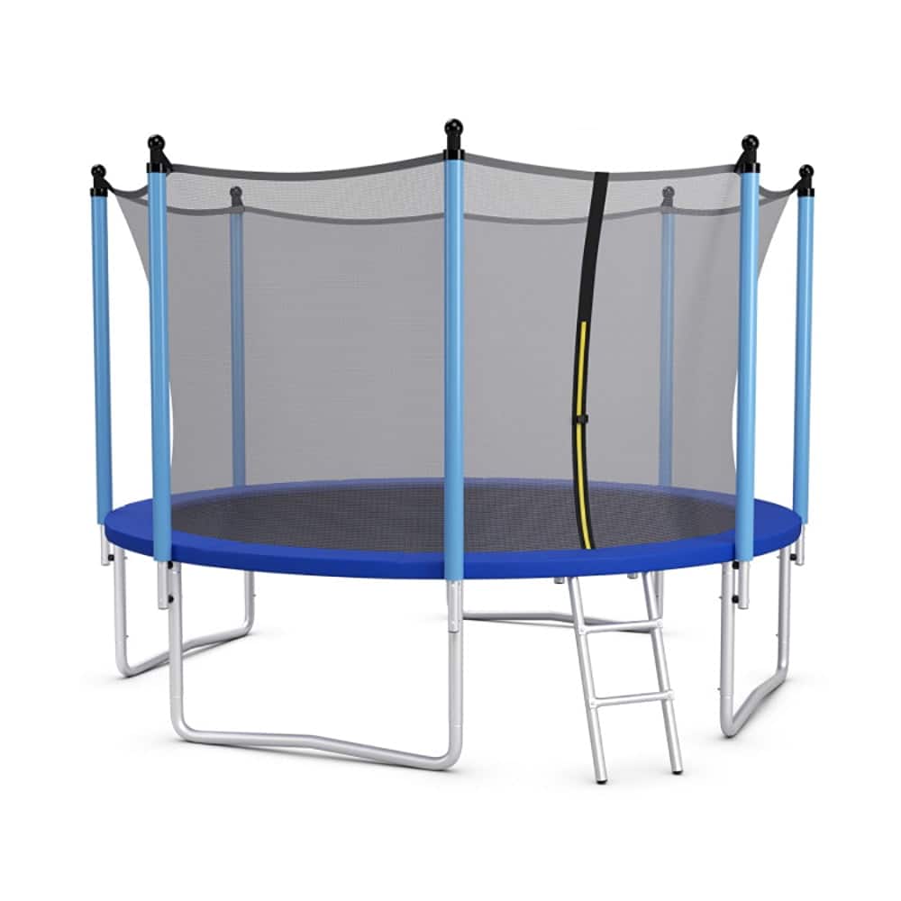 Kadyn - Outdoor Trampoline with Safety Closure Net-12 ft, Great Mini Trampoline for Indoor/Garden Workout