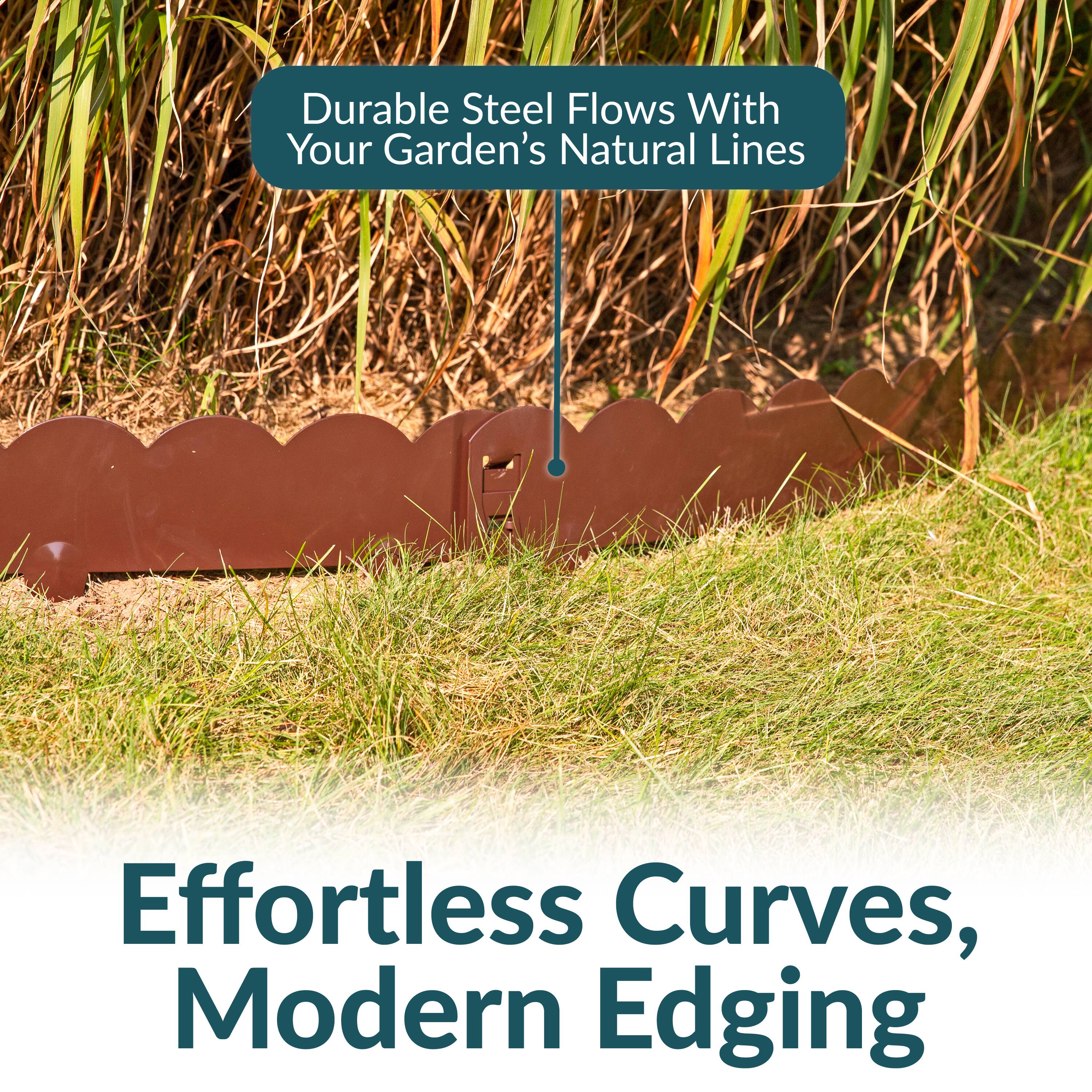 Durable Steel Flows With Your Garden's Natural Lines

Effortless Curves, Modern Edging