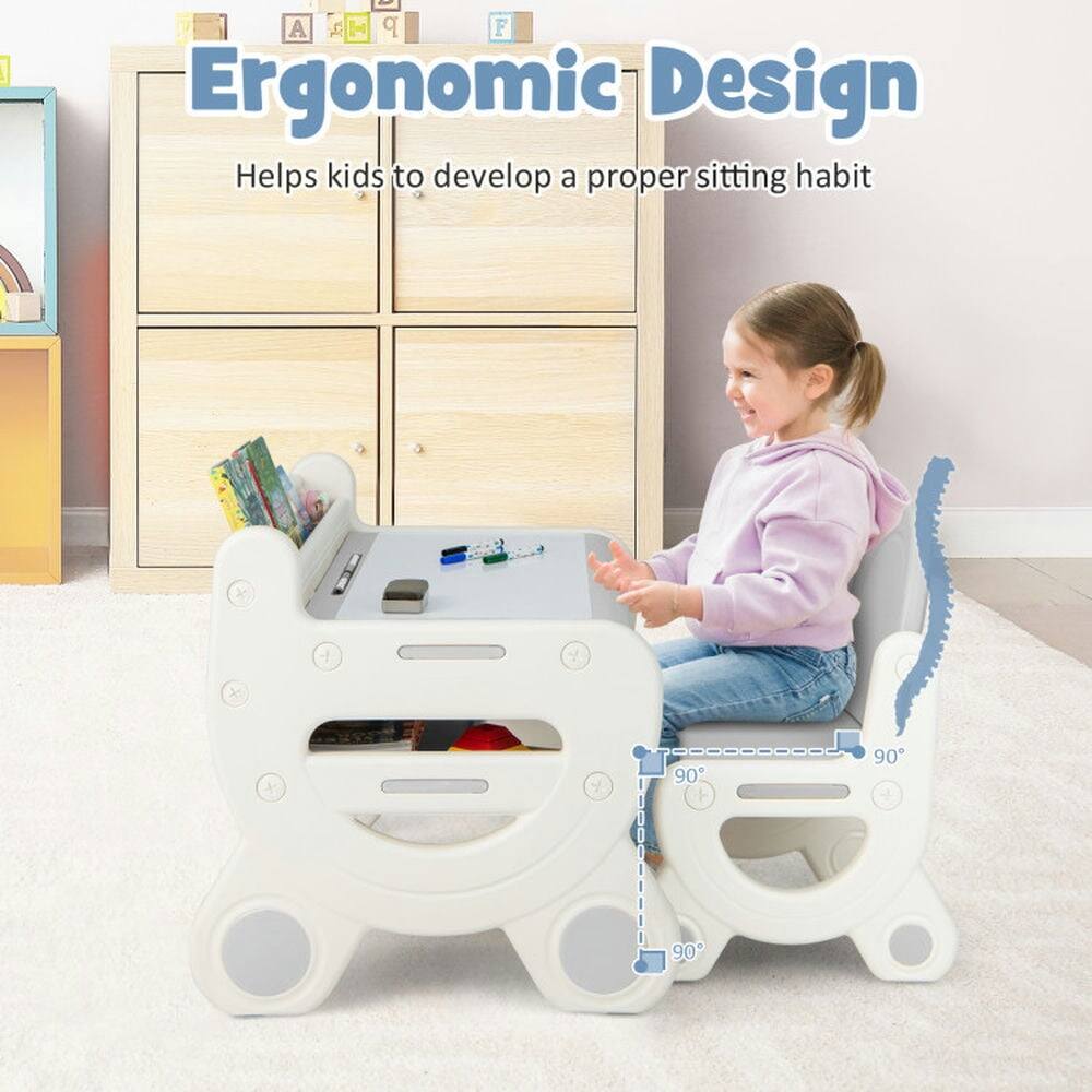 Ergonomic Design  
Helps kids to develop a proper sitting habit  
90° 90° 90°