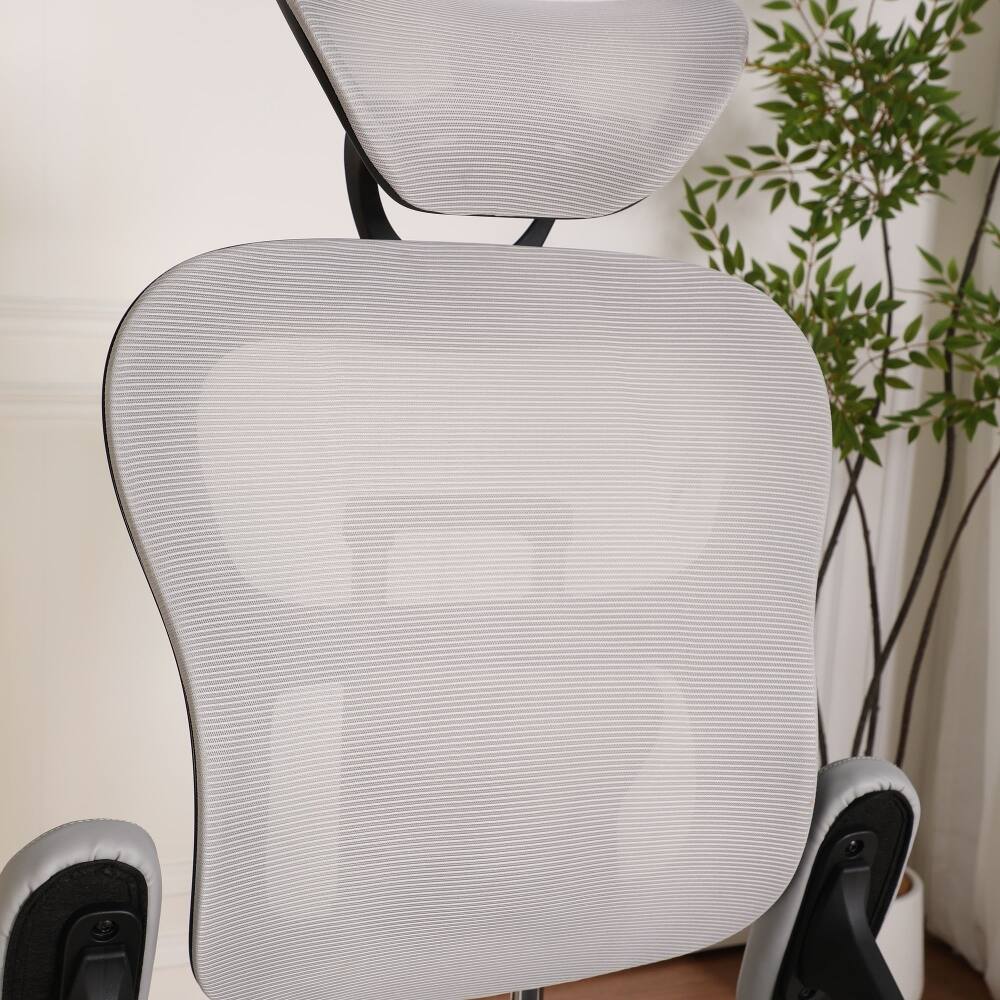 Alt View 6. Loheer - Loheer Big and Tall Office Chair Ergonomic Gaming Chair Grey - Grey.