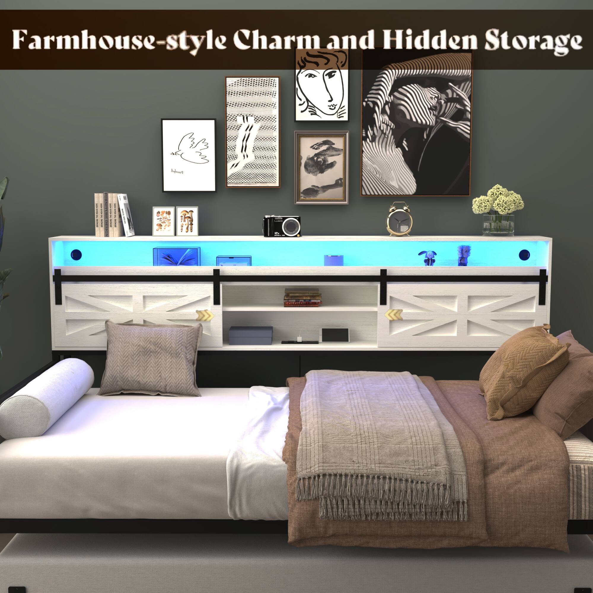 Farmhouse-style Charm and Hidden Storage