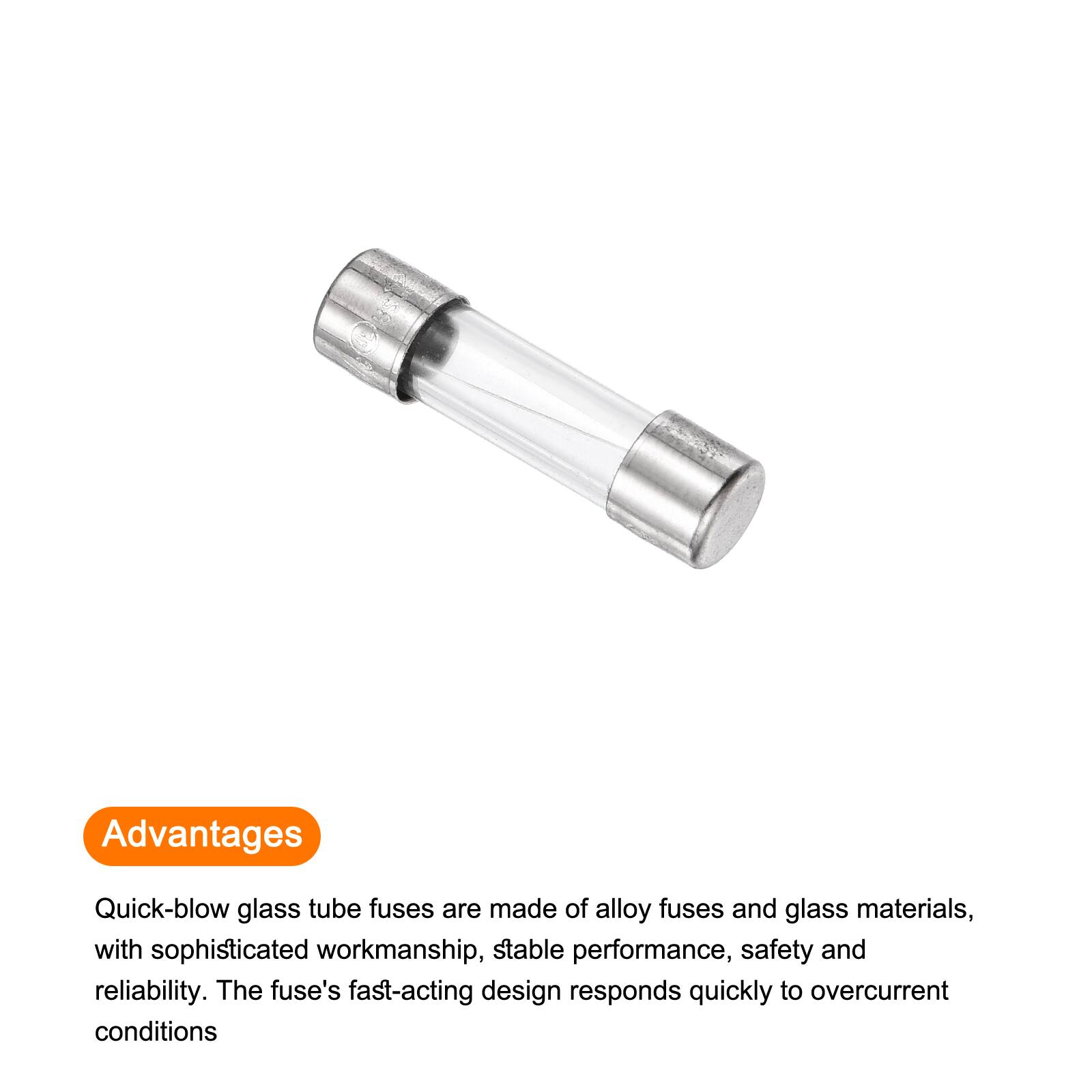 Advantages

Quick-blow glass tube fuses are made of alloy fuses and glass materials, with sophisticated workmanship, stable performance, safety and reliability. The fuse's fast-acting design responds quickly to overcurrent conditions