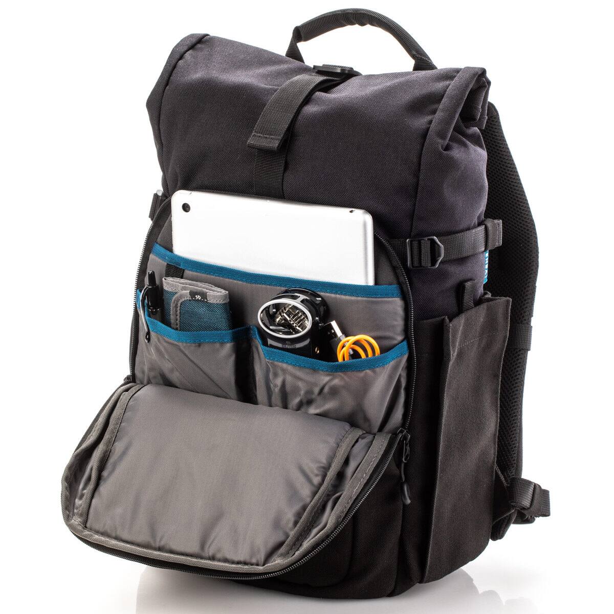 Alt View 3. Tenba - Tenba Fulton V2 10L Backpack for Mirrorless or DSLR Camera with 2-4 Lenses and iPad/iPad Pro 11", Black.