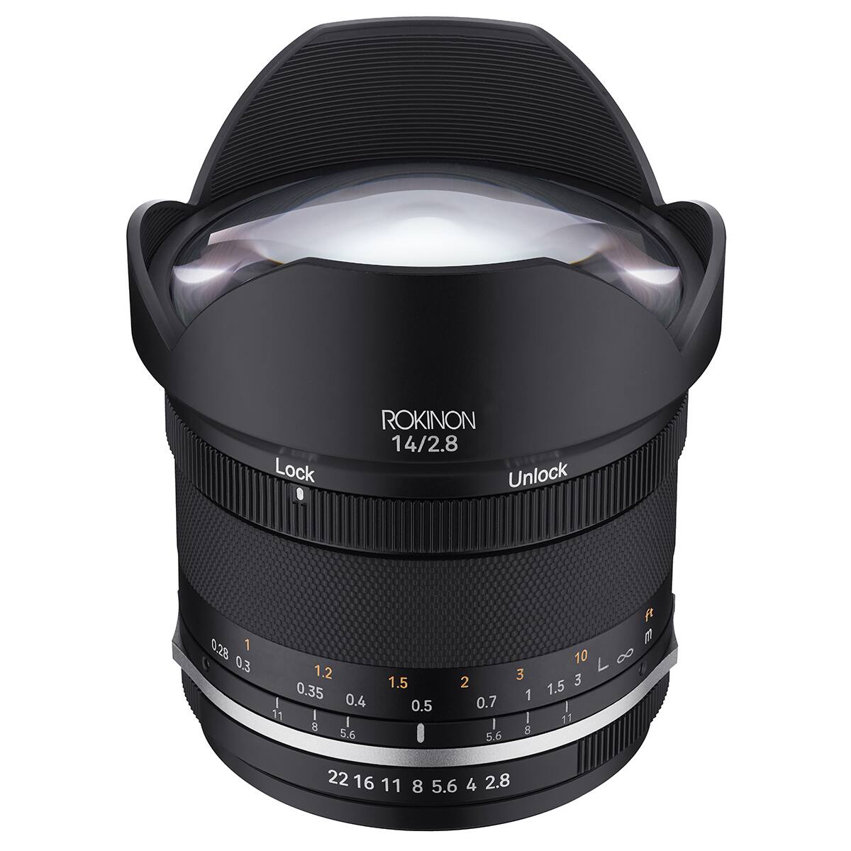 ROKINON 14/2.8

Lock

Unlock

0.28 1 0.3 1.2 0.35 1.5 0.4 11

a0

5.6 1.5 0.5 2 0.7

5.6 3 1

8 f

10 L

8 1.5 3

11 22 16 11 8 5.6 4 2.8