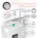 Shreds paper into 13/64*45/64 inches (5*18mm) cross cut particles
3 Minute Non-Stop Shredding Time
6 A4 Sheets Per Pass
Paper Credit Cards Clips Staples