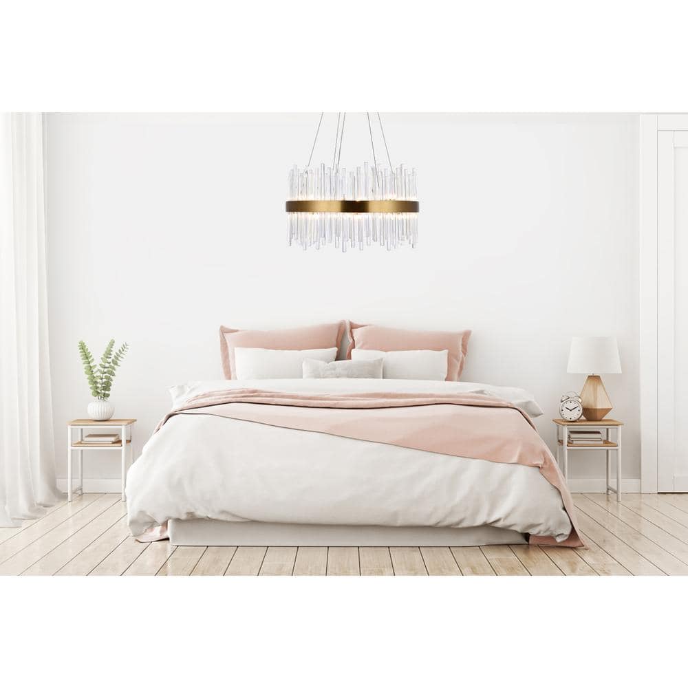Elegant Lighting - Dallas 16 light Chandelier Clear Royal Cut Crystal - Gold