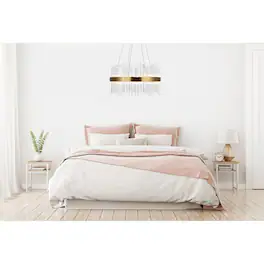 Elegant Lighting - Dallas 16 light Chandelier Clear Royal Cut Crystal - Gold