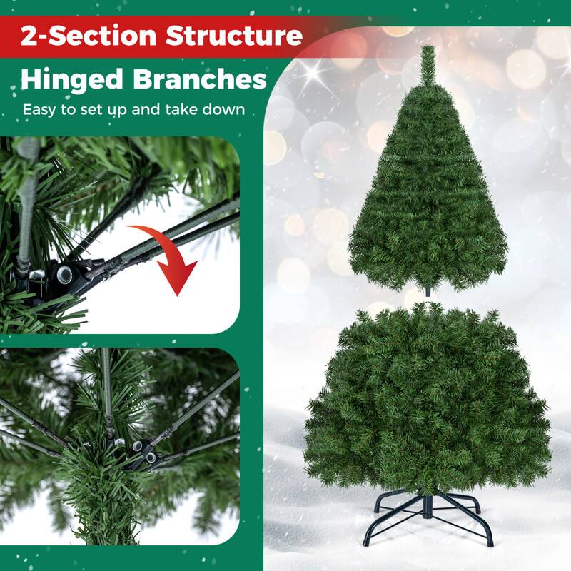 2-Section Structure  
Hinged Branches  
Easy to set up and take down