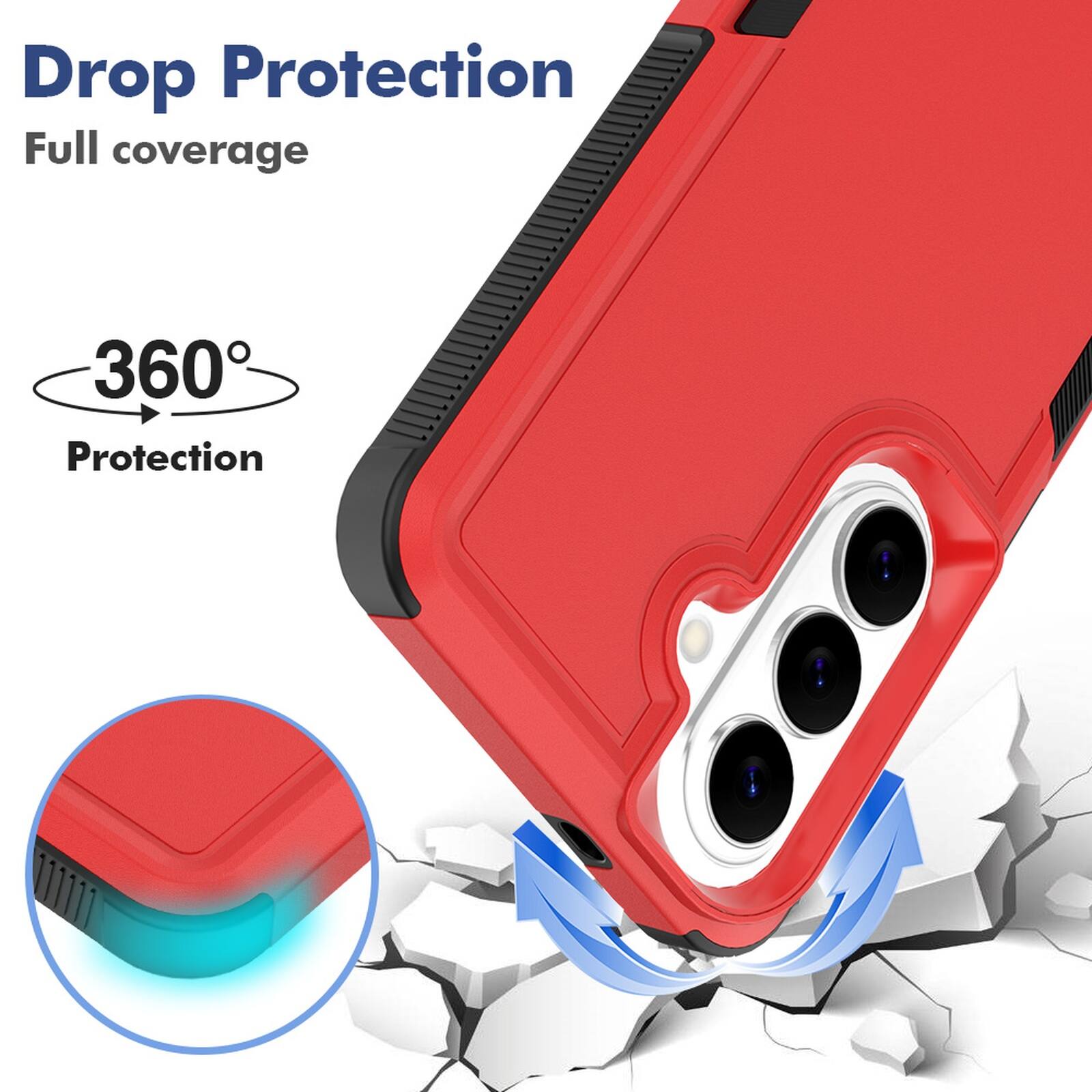 Drop Protection  
Full coverage  
360° Protection