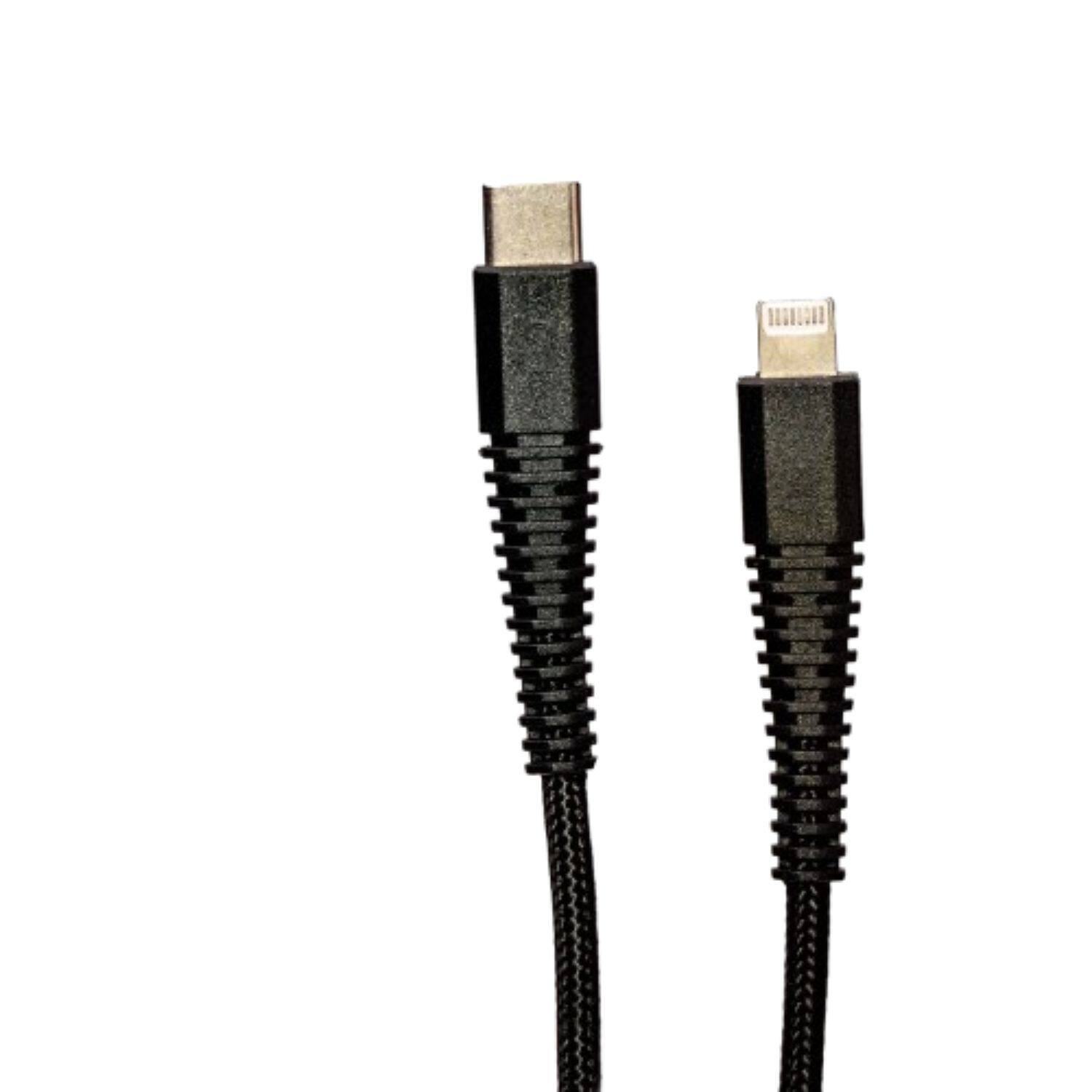 Stock Preferred - 10ft USB-C 20W PD Fast Charger Cable for iPhone 14/13/12/11 – Nylon Braided Lightning Cord