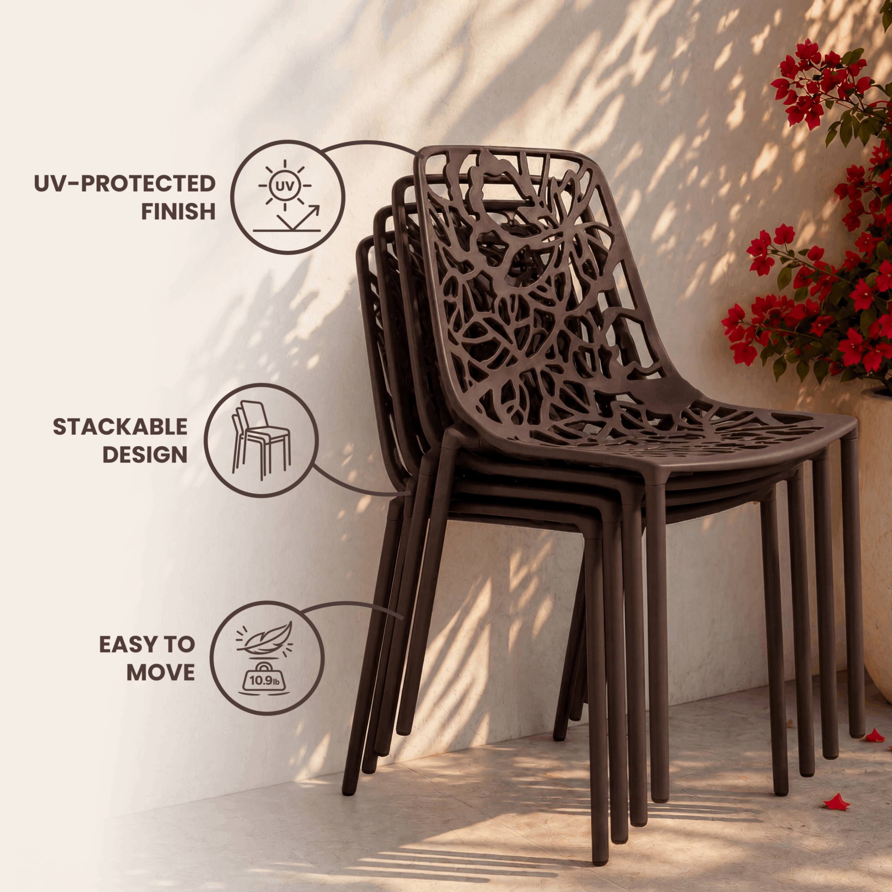 UV-Protected Finish  
Stackable Design  
Easy to Move  
10.9 kg