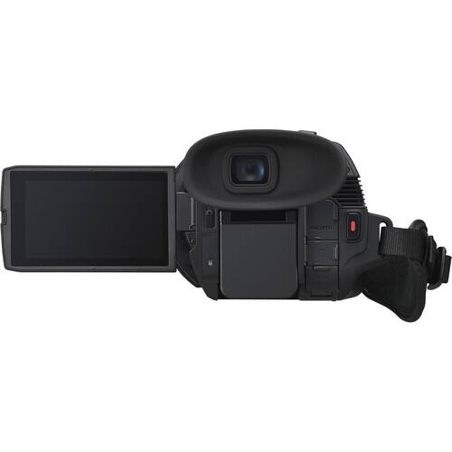 Alt View 4. Panasonic - Panasonic HC-X1600 UHD 4K HDMI Lightweight Compact Camcorder with 24x Zoom + Mic - Bundle.