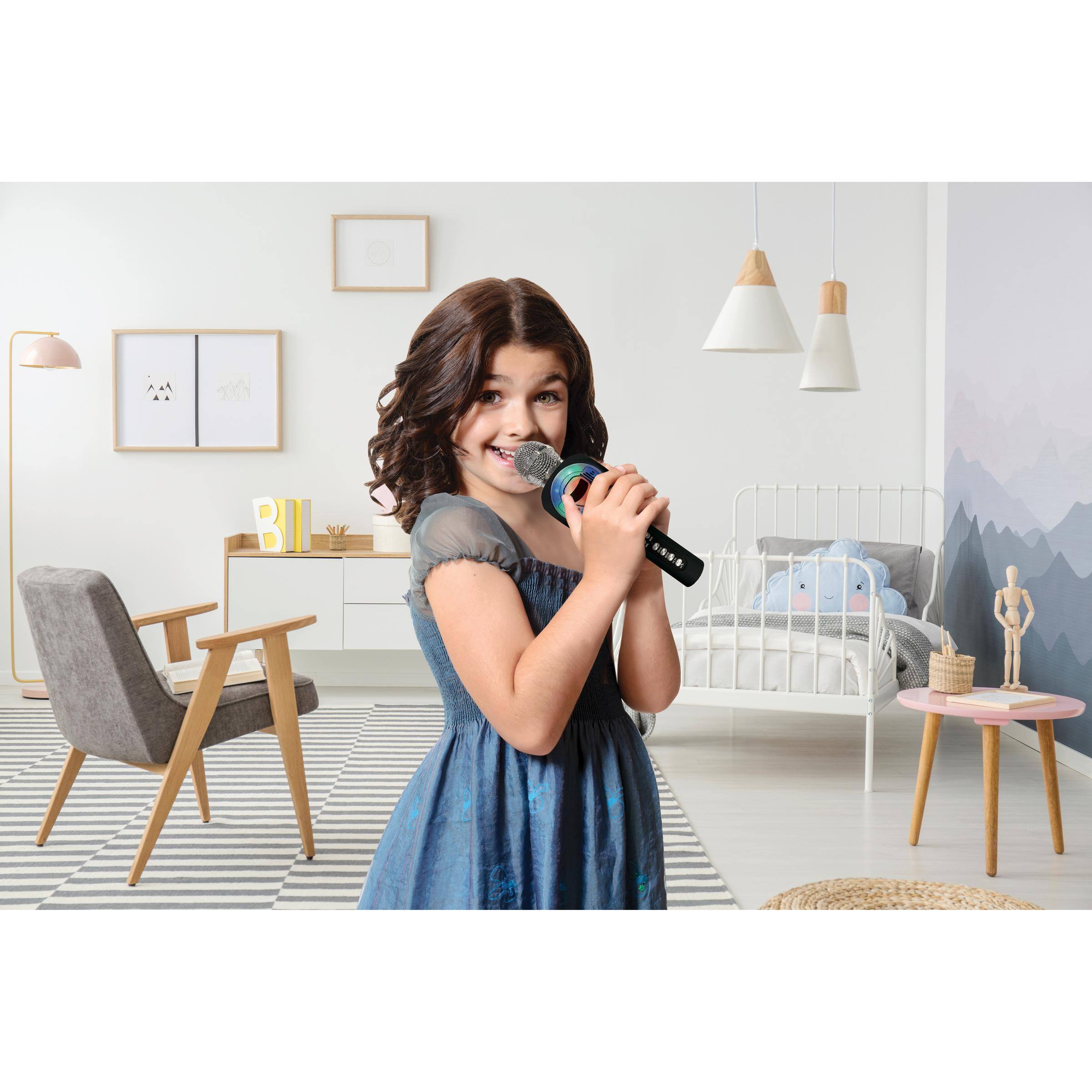 Alt View 6. Lexibook - IParty Bluetooth Karaoke Mic with Speaker. Lights & Voice Changer.