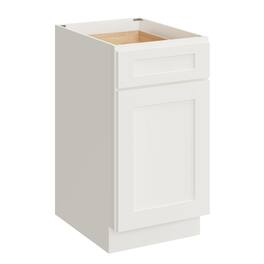 Boyel Living - 18 Inch Style Base Cabinet with Full Overlay Door - White Shaker