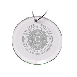 Jardine - Carleton Knights 3'' Glass Round Ornament - Multicolor