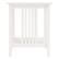 Left. OSP Home Furnishings - Sierra Side Table - White Finish.