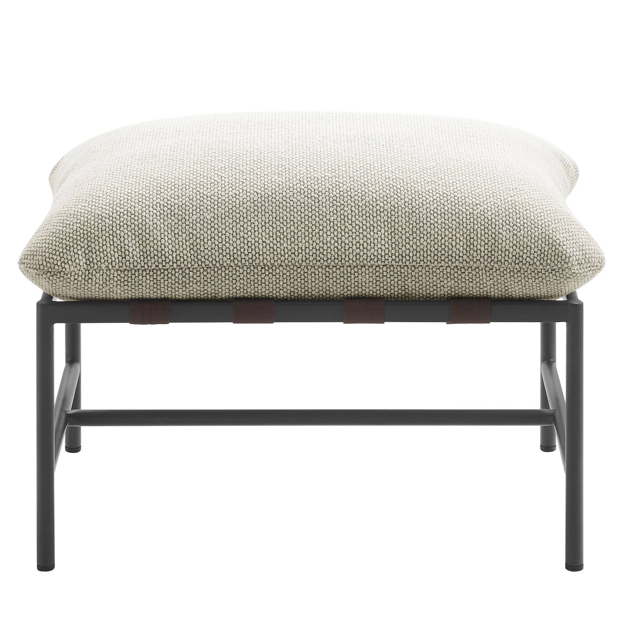 Alt View 3. Modway - Raya Outdoor Patio Boucle Ottoman by Modway - Ivory.