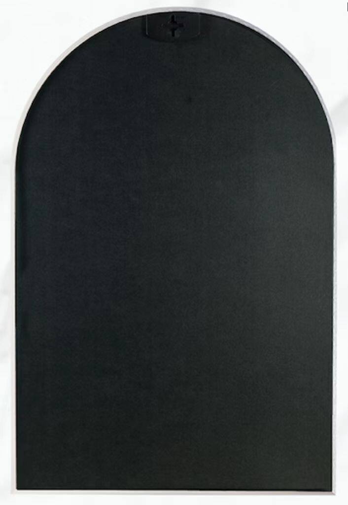 Alt View 7. BreeBe - 20x30 Inch Gold Metal Framed Arched Bathrrom Mirror for Wall. - Gold.