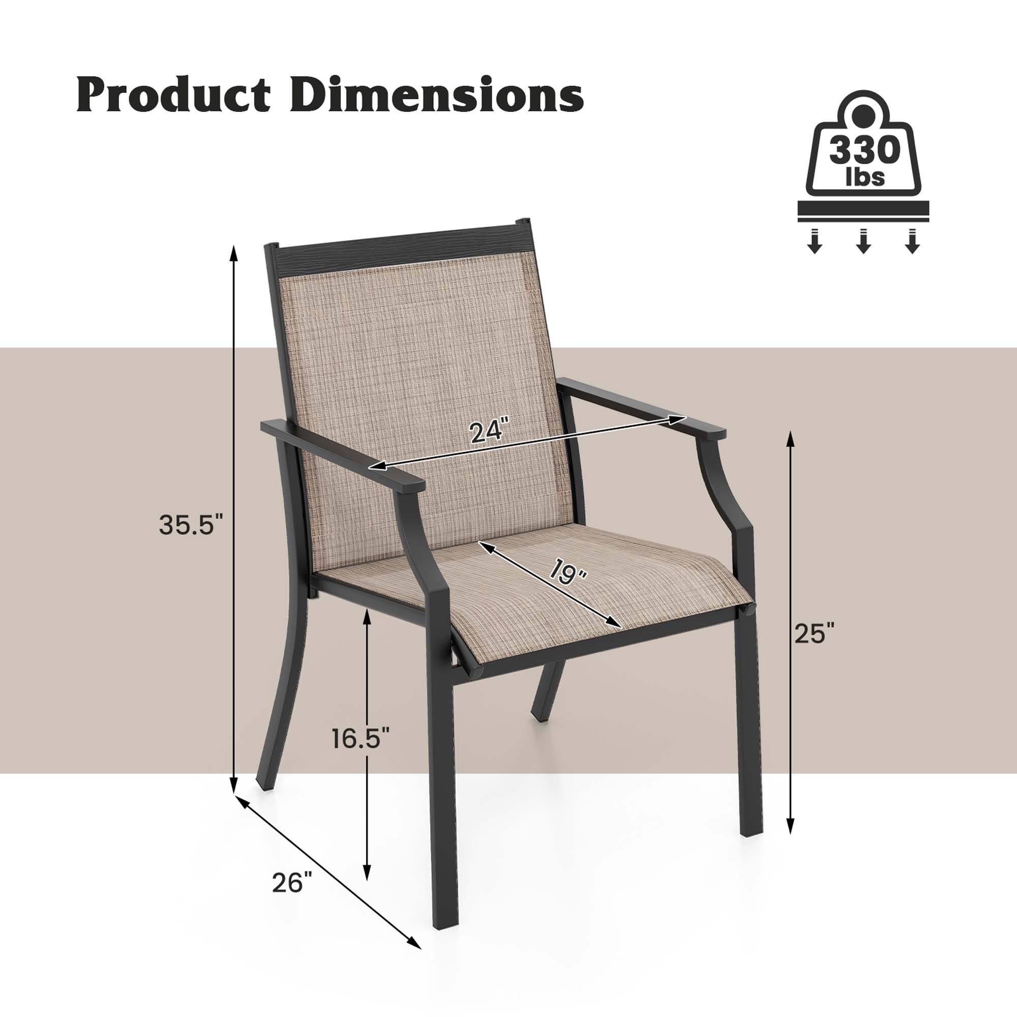 Product Dimensions

- Weight: 330 lbs
- Height: 35.5"
- Width: 24"
- Depth: 26"
- Seat Height: 16.5"
- Seat Width: 19"
- Armrest Height: 25"