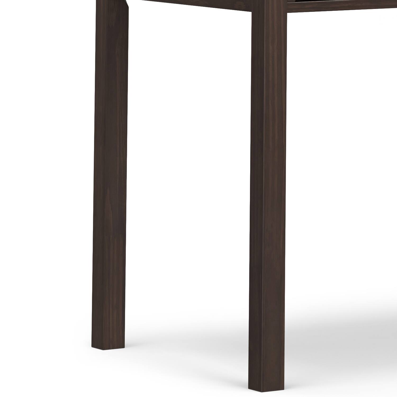 Alt View 5. Simpli Home - Hollander SOLID WOOD Contemporary Modern 72 inch Wide Wide Desk in Warm Walnut Brown - Warm Walnut Brown.
