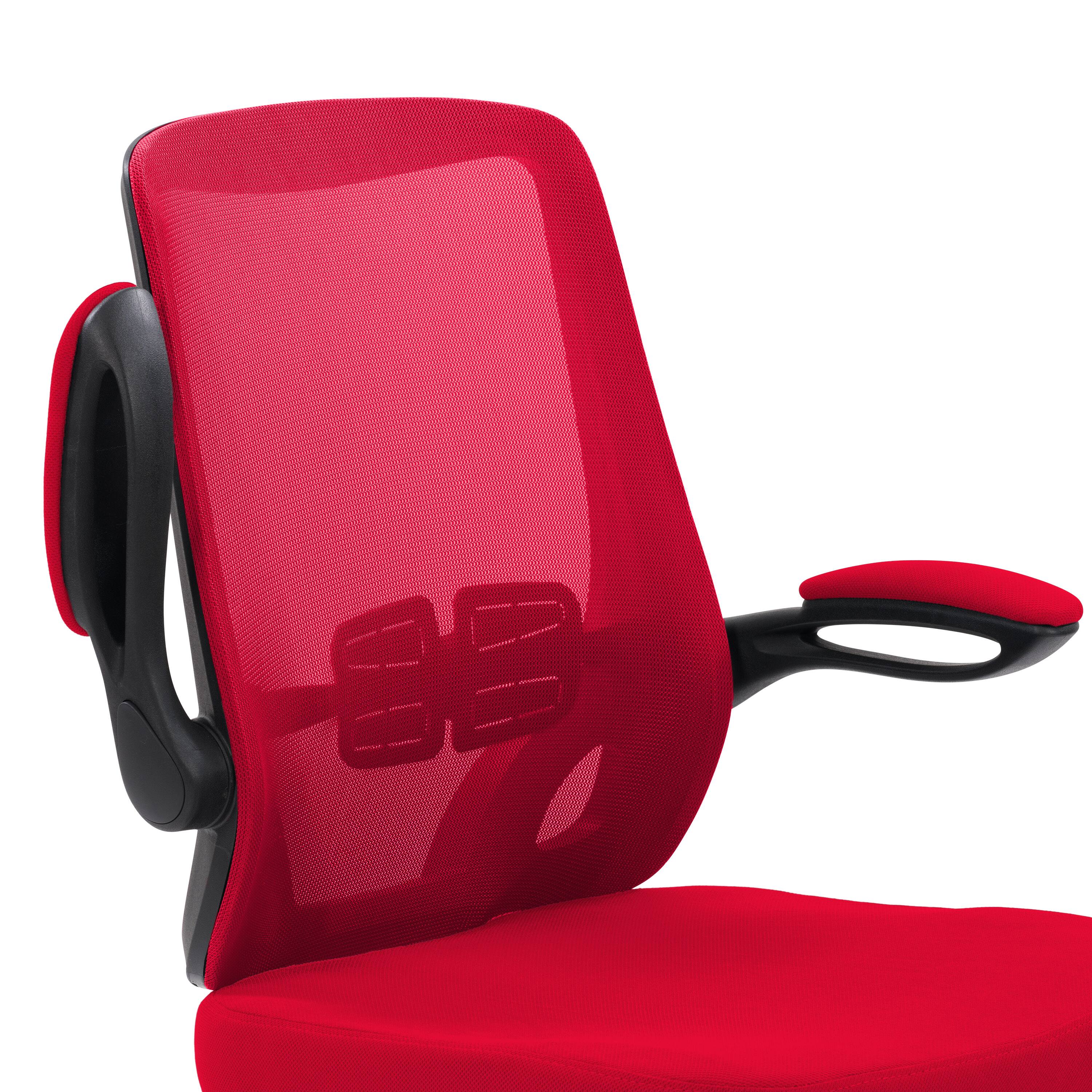 Alt View 17. CorLiving - Workspace High Mesh Back Office Chair - Red.