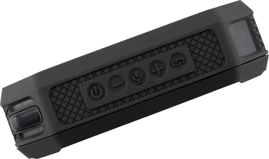 Alt View 18. Altec Lansing - Bluetooth HydraMini 2.0 EverythingProof Portable Speaker - Black/Gray.